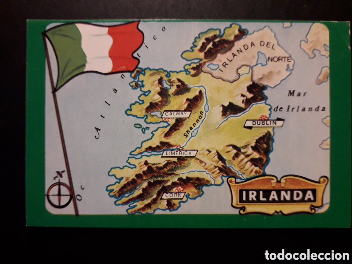 Coleccionismo cromos antiguos: IRLANDA, TODA EUROPA, DIFUSORA DE CULTURA 1976 N&deg; 41 SIN PEGAR PEDIDO M&Iacute;NIMO 3&euro;