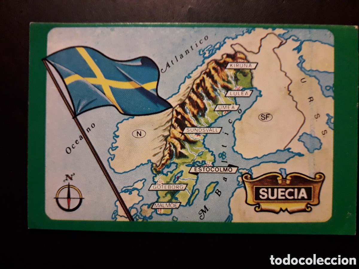 Coleccionismo cromos antiguos: SUECIA TODA EUROPA, DIFUSORA DE CULTURA 1976 N&deg; 69 SIN PEGAR PEDIDO M&Iacute;NIMO 3&euro;