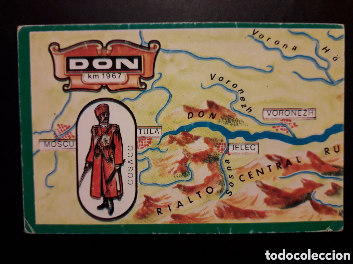 Coleccionismo cromos antiguos: R&Iacute;O DON, TODA EUROPA, DIFUSORA DE CULTURA 1976 N&deg; 83 SIN PEGAR PEDIDO M&Iacute;NIMO 3&euro;