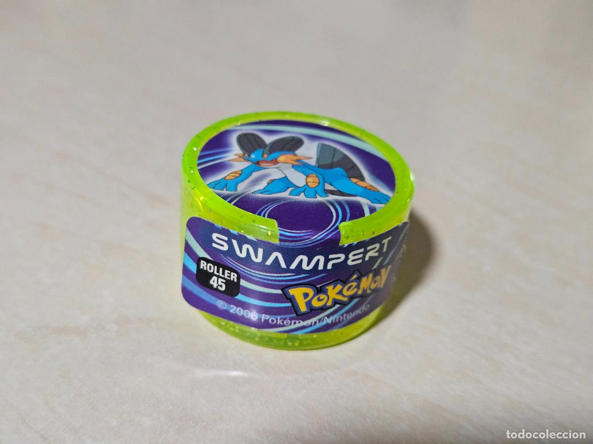 Coleccionismo cromos antiguos: ROLLER 45 SWAMPERT - POKEMON ROLLERS - NINTENDO 2006