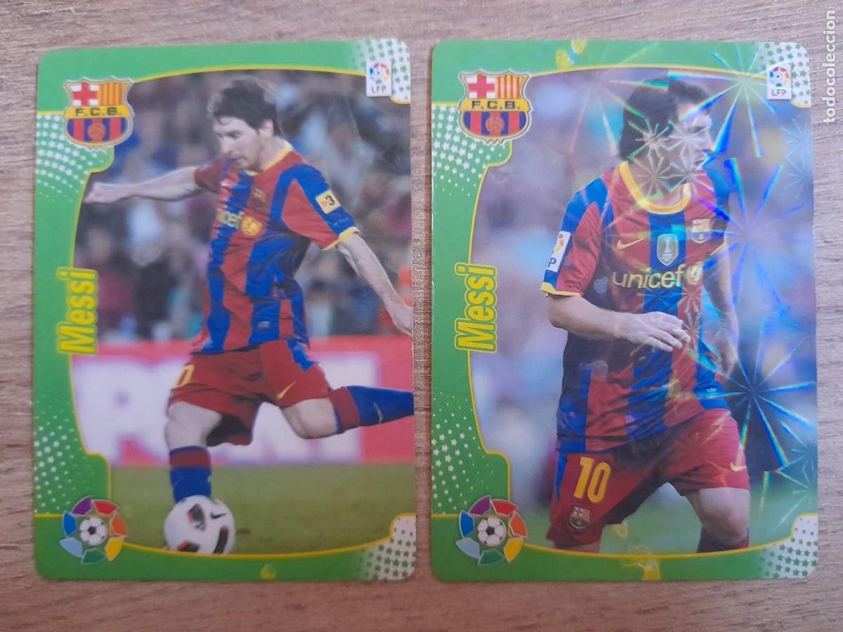 Coleccionismo cromos antiguos: CARTAS DE MESSI TOP SPORTS. TEMPORADAS 2010-11 2011-12