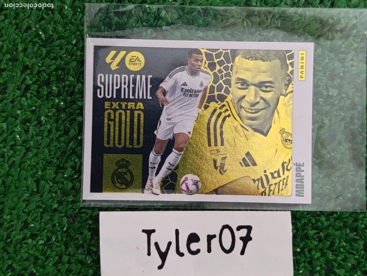 Coleccionismo cromos antiguos: MBAPPE SUPREME EXTRA GOLD REAL MADRID LIGA ESTE 2025 2026 25 26