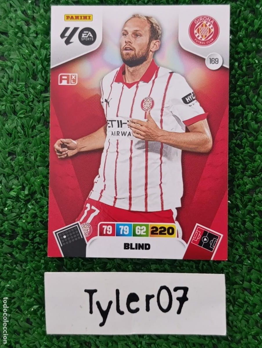 Coleccionismo cromos antiguos: BLIND 169 GIRONA ADRENALYN XL 2025 2026 25 26