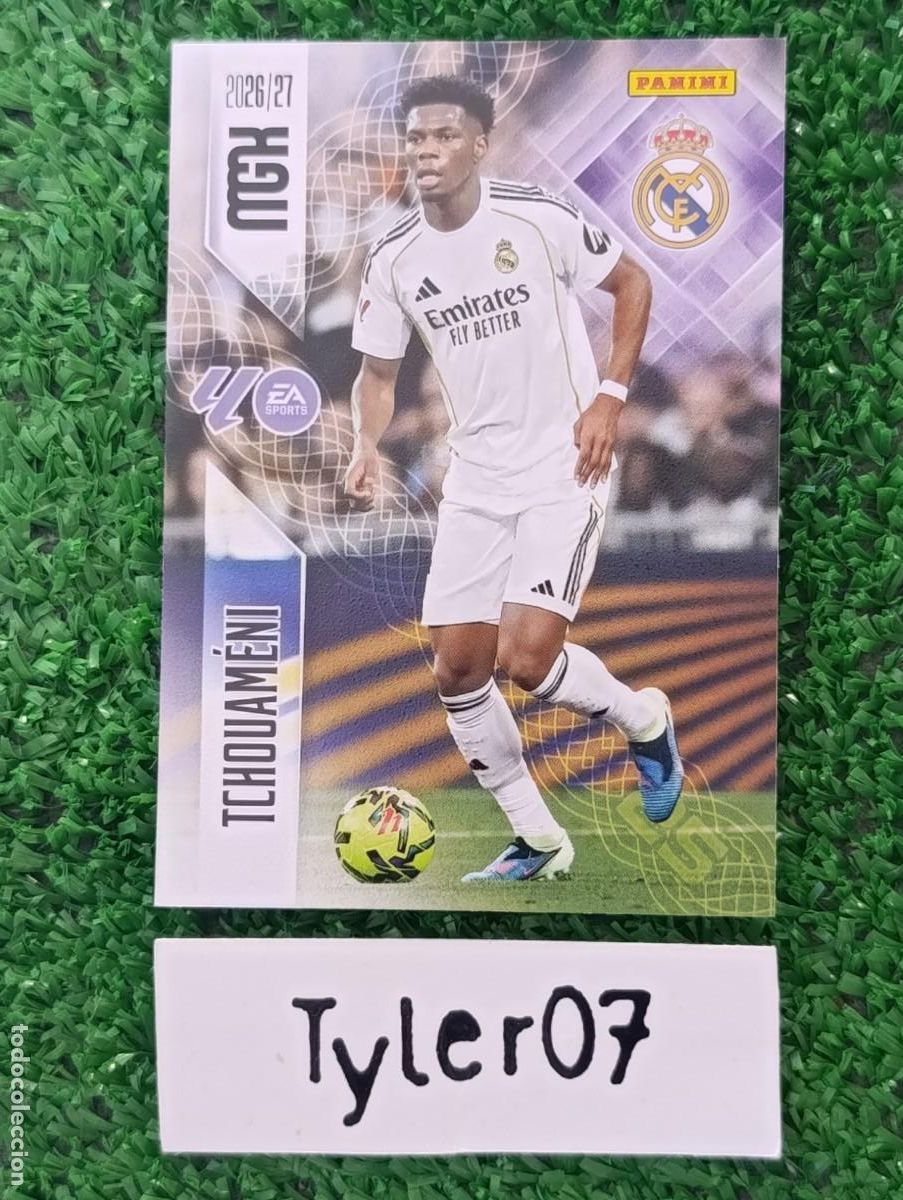 Coleccionismo cromos antiguos: TCHOUAMENI 225 REAL MADRID MEGACRACKS 2026 2027 26 27