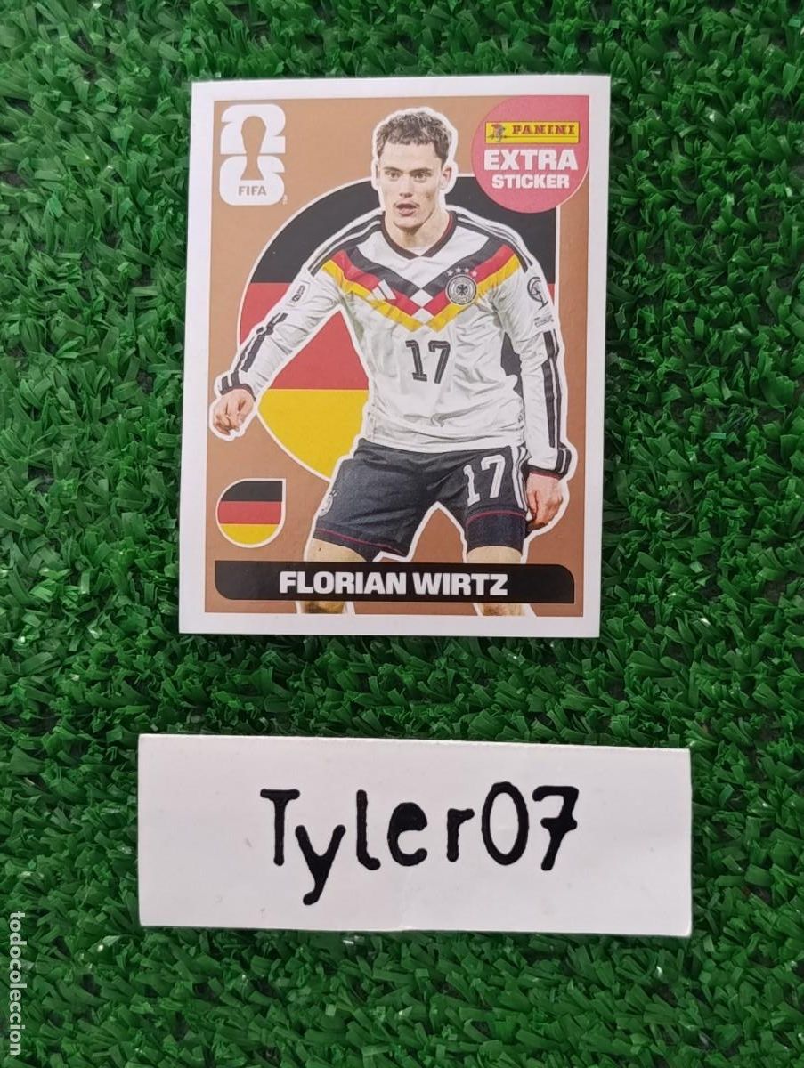 Coleccionismo cromos antiguos: FLORIAN WIRTZ EXTRA STICKER BRONCE ALEMANIA FIFA WORLD CUP 2026