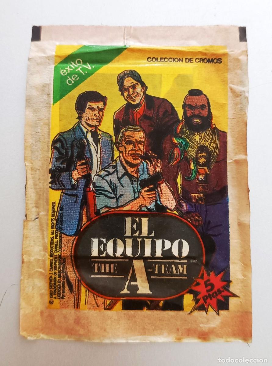 Coleccionismo cromos antiguos: SOBRE SIN ABRIR CROMOS EL EQUIPO A. EDICIONES ESTE 1985