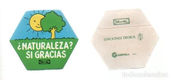 Coleccionismo cromos antiguos: CROMO ADHESIVO TROQUELADO ACOLCHADO - PANRICO - &iquest;NATURALEZA? SI GRACIAS.