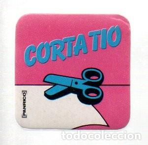 Coleccionismo cromos antiguos: CROMO ADHESIVO TROQUELADO ACOLCHADO - PANRICO - CORTA TIO