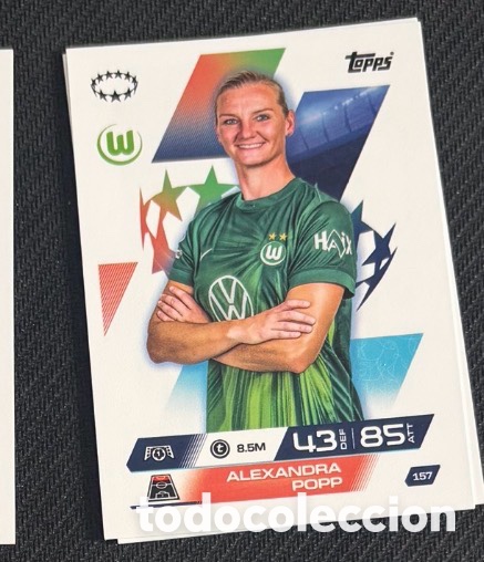 Coleccionismo cromos antiguos: 157 POPP WOLFSBURGO Topps UEFA Champions League Match Attax 2025 2026 carta