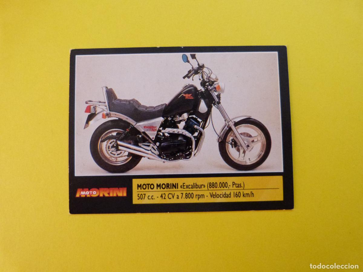 Coleccionismo cromos antiguos: CROMO DE MOTOS MOTO MORINI SIN PEGAR N&ordm; 61 A&Ntilde;O 1990 DEL ALBUM SUPER MOTO DE ESTE