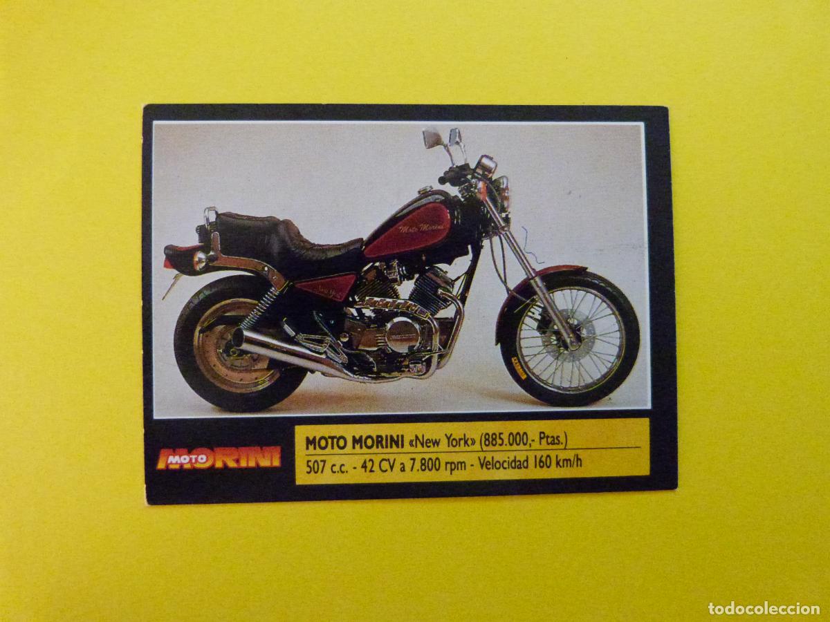 Coleccionismo cromos antiguos: CROMO DE MOTOS MOTO MORINI SIN PEGAR N&ordm; 60 A&Ntilde;O 1990 DEL ALBUM SUPER MOTO DE ESTE