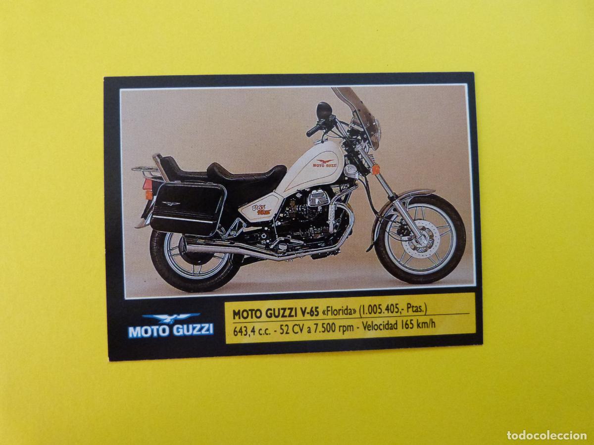 Coleccionismo cromos antiguos: CROMO DE MOTOS MOTO GUZZI SIN PEGAR N&ordm; 59 A&Ntilde;O 1990 DEL ALBUM SUPER MOTO DE ESTE