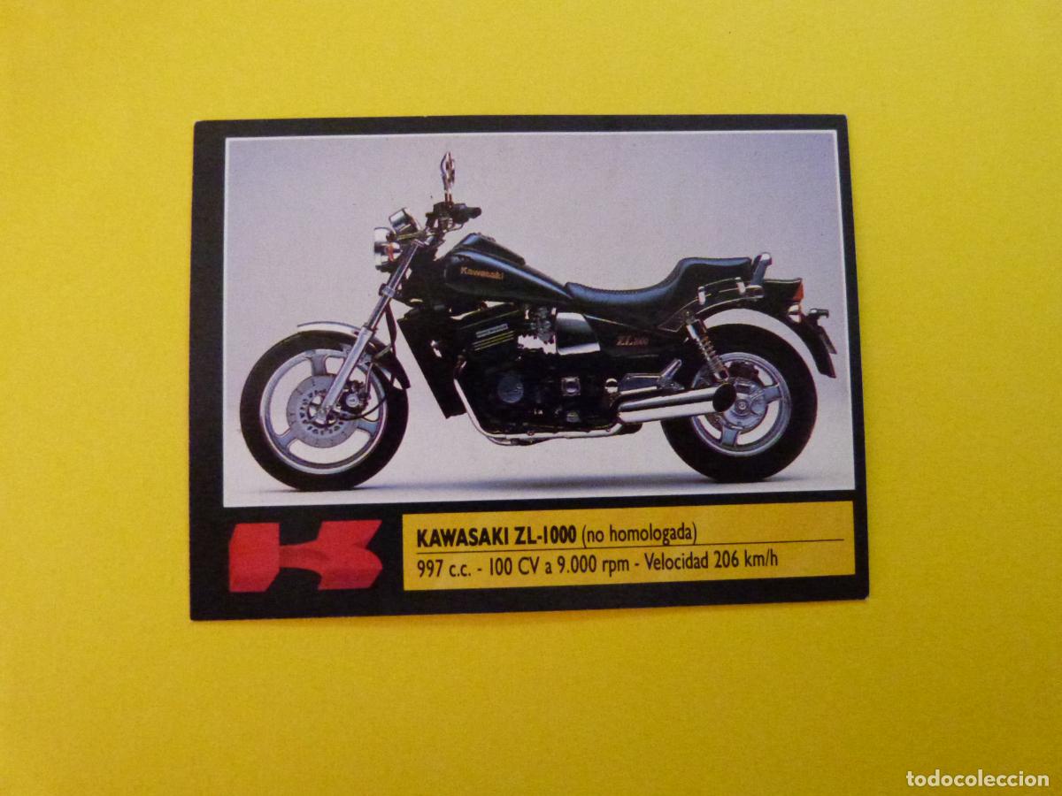 Coleccionismo cromos antiguos: CROMO DE MOTOS KAWASAKI SIN PEGAR N&ordm; 57 A&Ntilde;O 1990 DEL ALBUM SUPER MOTO DE ESTE