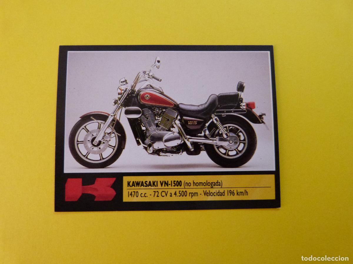 Coleccionismo cromos antiguos: CROMO DE MOTOS KAWASAKI SIN PEGAR N&ordm; 56 A&Ntilde;O 1990 DEL ALBUM SUPER MOTO DE ESTE