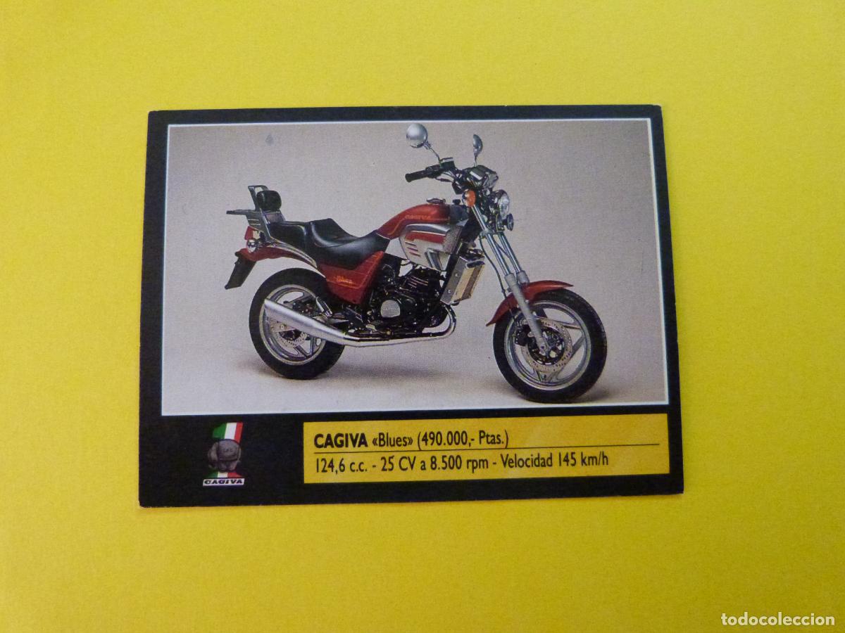 Coleccionismo cromos antiguos: CROMO DE MOTOS CAGIVA SIN PEGAR N&ordm; 51 A&Ntilde;O 1990 DEL ALBUM SUPER MOTO DE ESTE