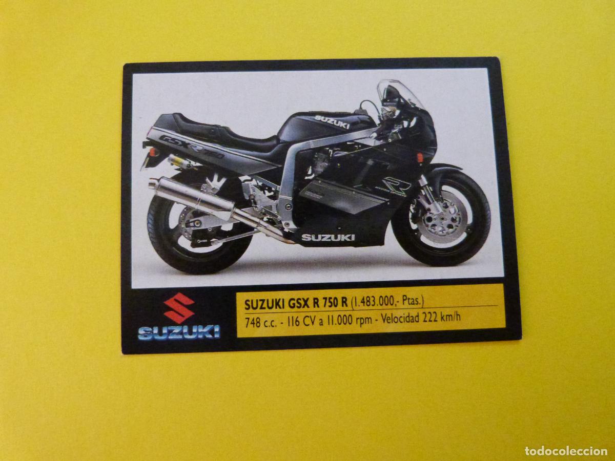 Coleccionismo cromos antiguos: CROMO DE MOTOS SUZUKI SIN PEGAR N&ordm; 45 A&Ntilde;O 1990 DEL ALBUM SUPER MOTO DE ESTE