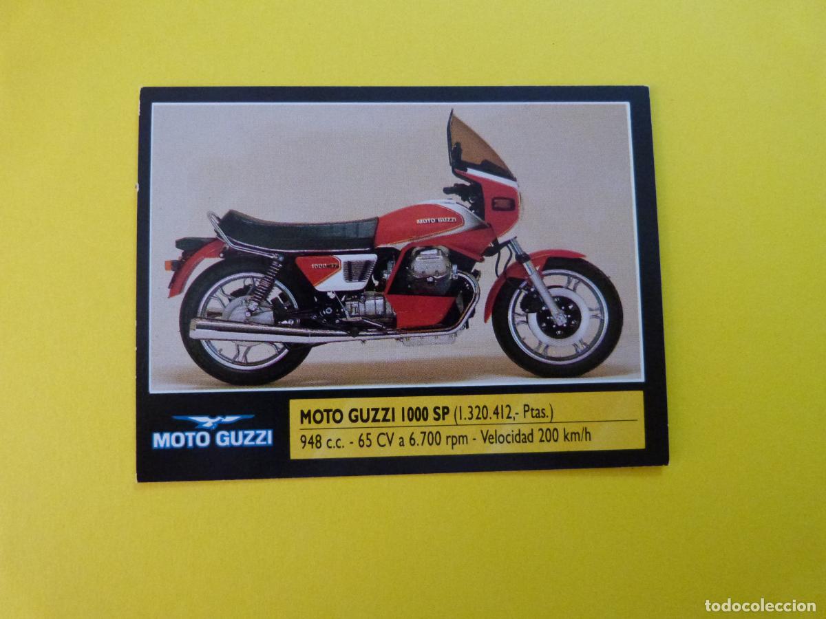 Coleccionismo cromos antiguos: CROMO DE MOTOS MOTO GUZZI SIN PEGAR N&ordm; 44 A&Ntilde;O 1990 DEL ALBUM SUPER MOTO DE ESTE
