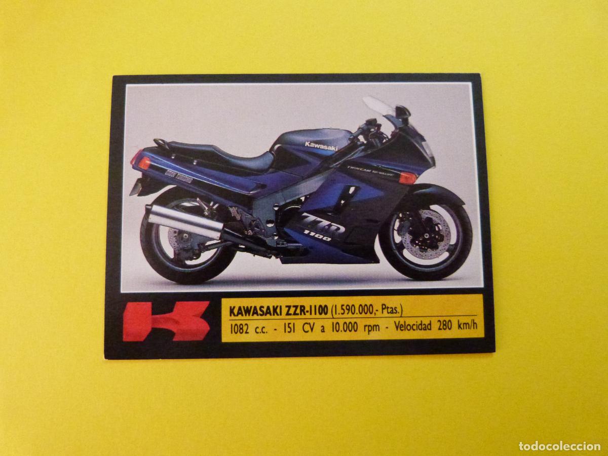 Coleccionismo cromos antiguos: CROMO DE MOTOS KAWASAKI SIN PEGAR N&ordm; 43 A&Ntilde;O 1990 DEL ALBUM SUPER MOTO DE ESTE