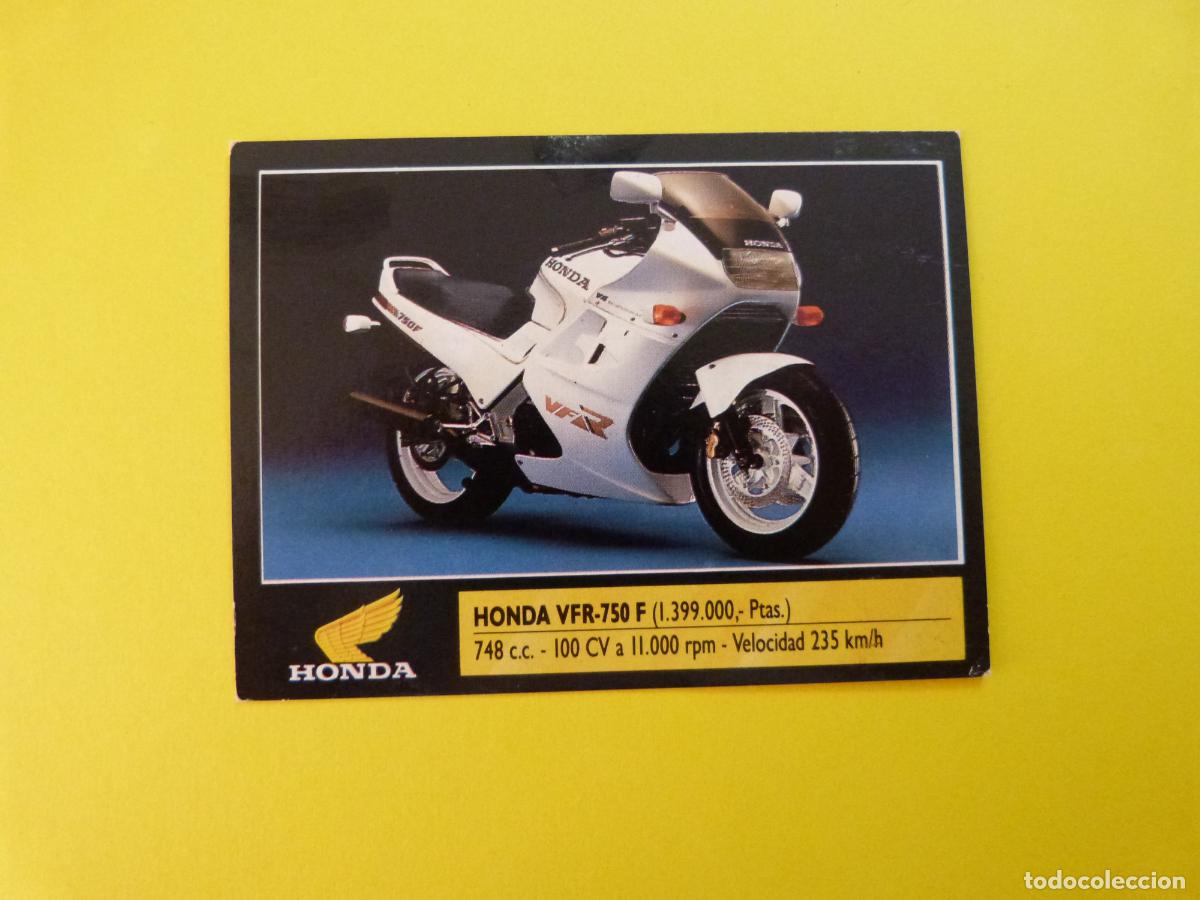 Coleccionismo cromos antiguos: CROMO DE MOTOS HONDA SIN PEGAR N&ordm; 40 A&Ntilde;O 1990 DEL ALBUM SUPER MOTO DE ESTE