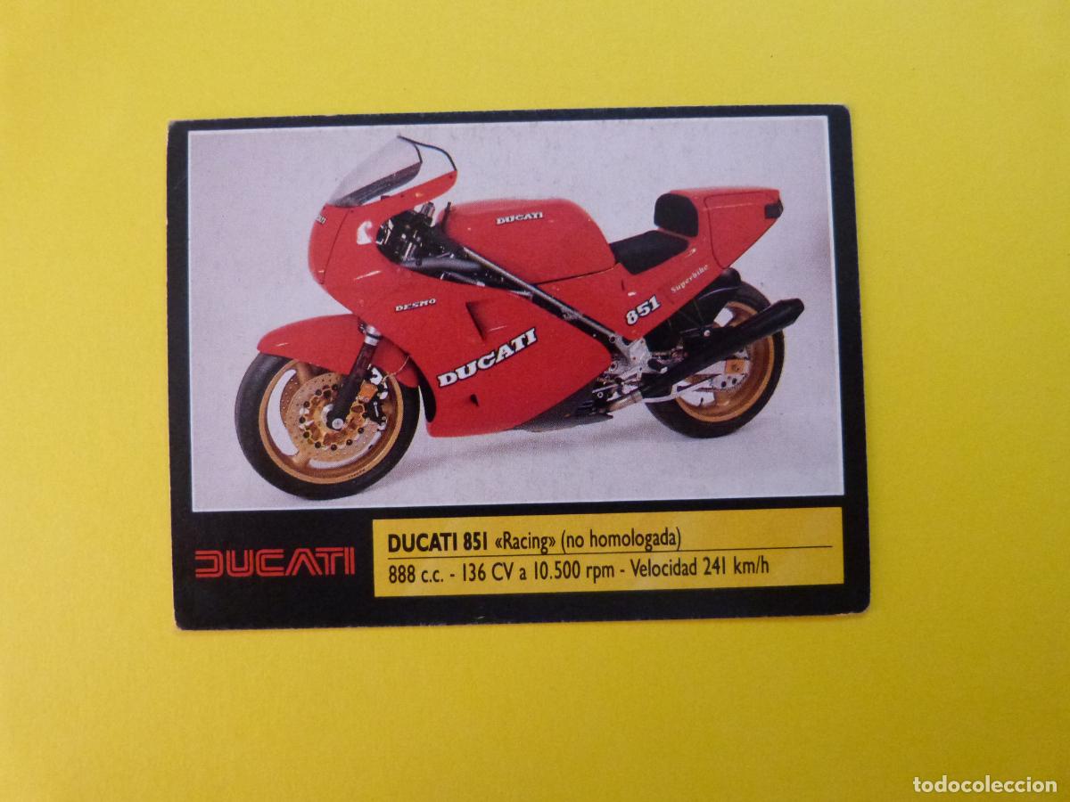 Coleccionismo cromos antiguos: CROMO DE MOTOS DUCATI SIN PEGAR N&ordm; 39 A&Ntilde;O 1990 DEL ALBUM SUPER MOTO DE ESTE