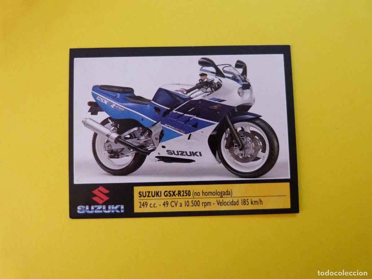 Coleccionismo cromos antiguos: CROMO DE MOTOS SUZUKI SIN PEGAR N&ordm; 23 A&Ntilde;O 1990 DEL ALBUM SUPER MOTO DE ESTE