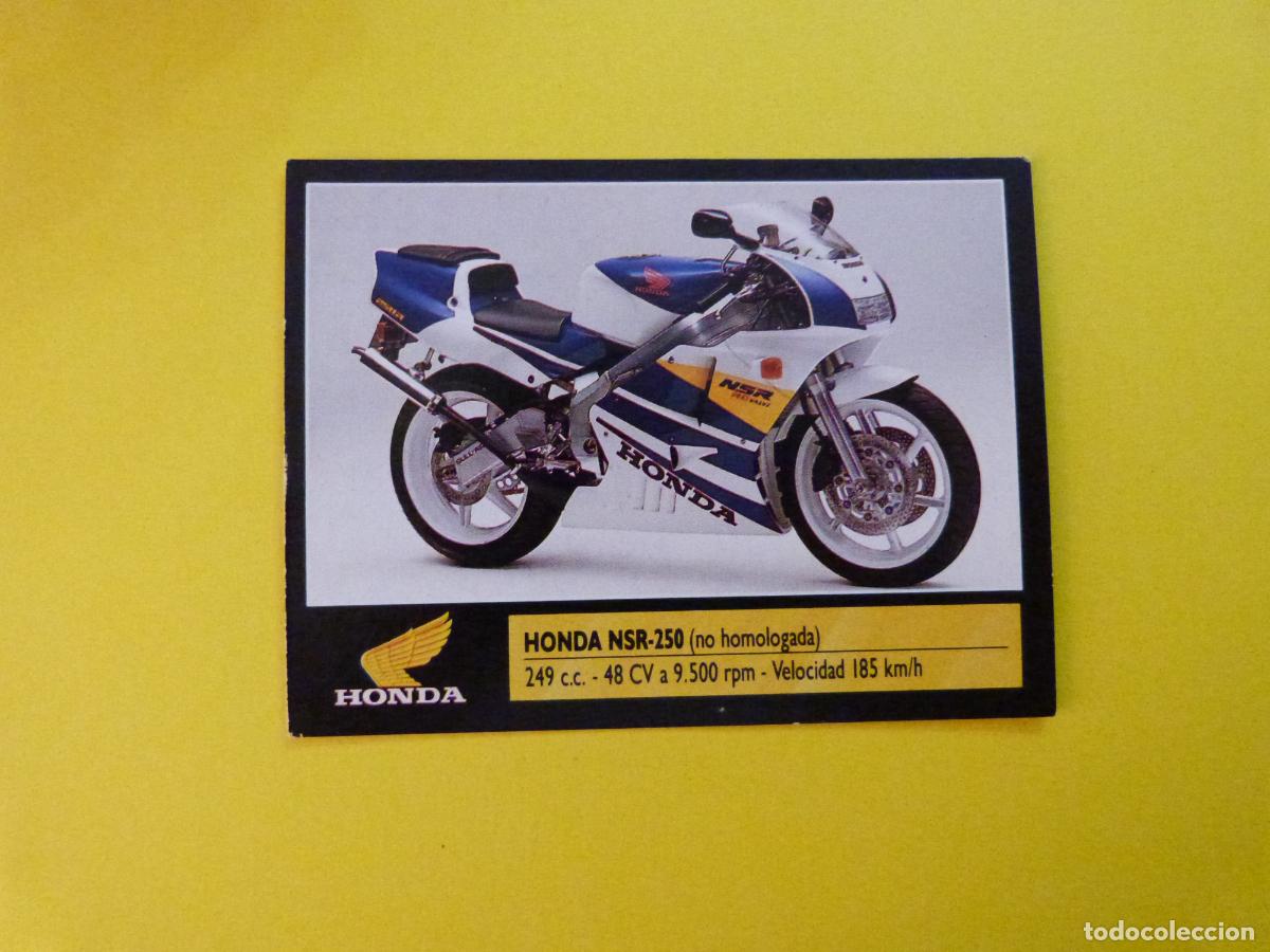 Coleccionismo cromos antiguos: CROMO DE MOTOS HONDA SIN PEGAR N&ordm; 16 A&Ntilde;O 1990 DEL ALBUM SUPER MOTO DE ESTE