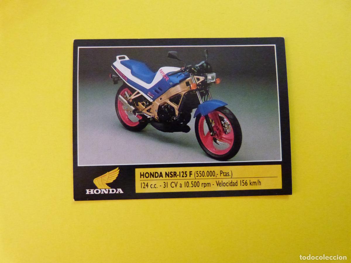 Coleccionismo cromos antiguos: CROMO DE MOTOS HONDA SIN PEGAR N&ordm; 10 A&Ntilde;O 1990 DEL ALBUM SUPER MOTO DE ESTE