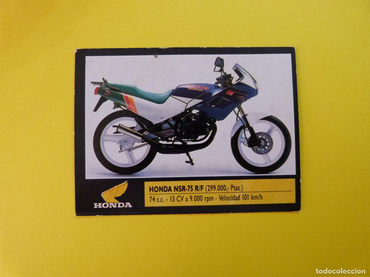 Coleccionismo cromos antiguos: CROMO DE MOTOS HONDA SIN PEGAR N&ordm; 9 A&Ntilde;O 1990 DEL ALBUM SUPER MOTO DE ESTE