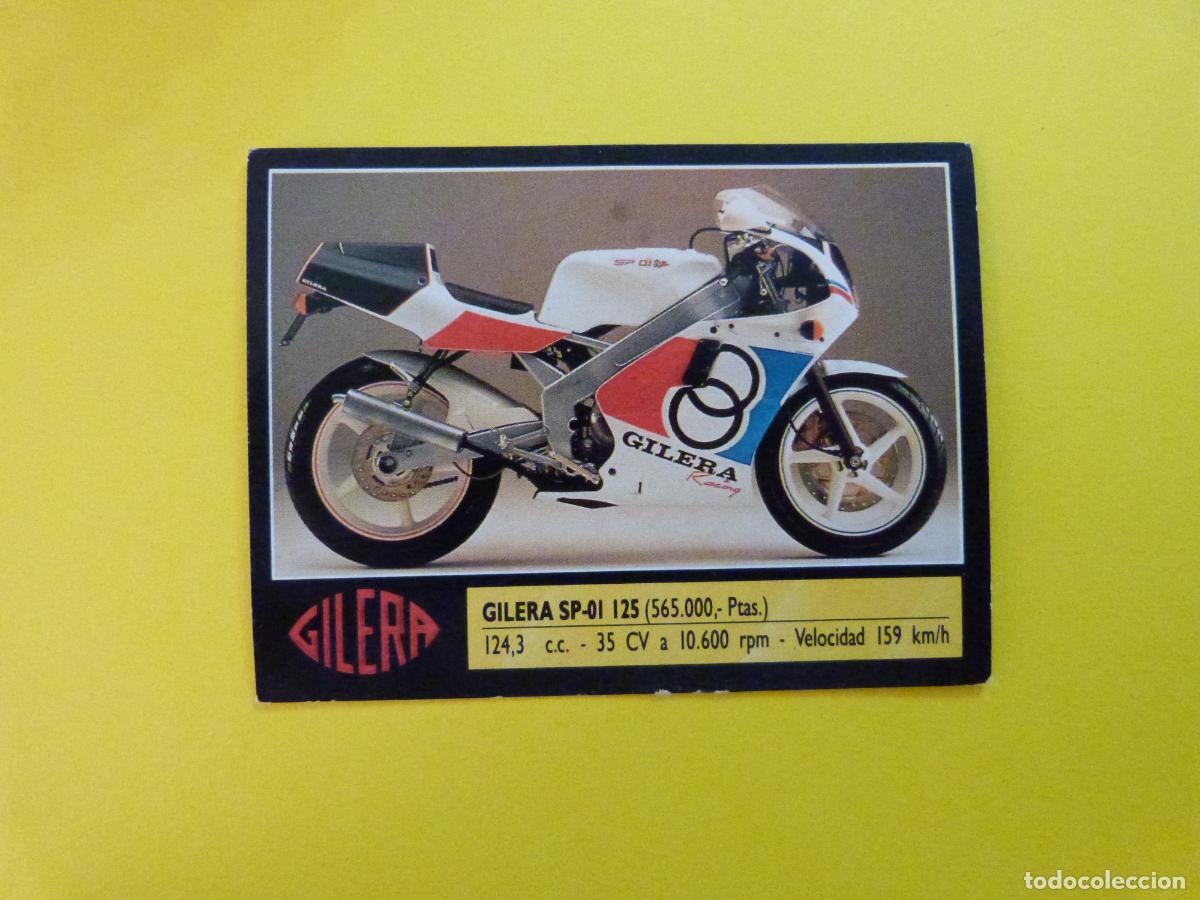 Coleccionismo cromos antiguos: CROMO DE MOTOS GILERA SIN PEGAR N&ordm; 7 A&Ntilde;O 1990 DEL ALBUM SUPER MOTO DE ESTE