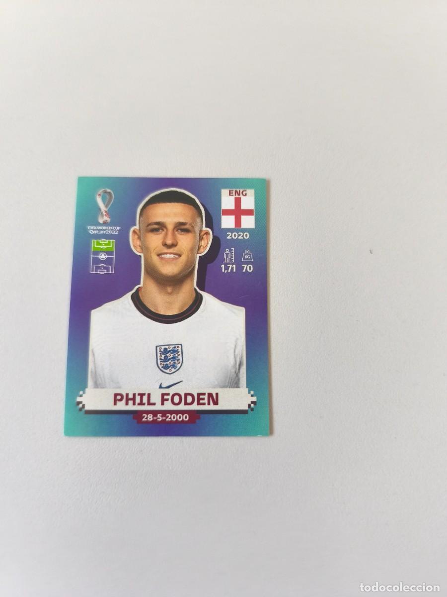 Coleccionismo cromos antiguos: FIFA WORLD CUP QATAR 2022 PANINI PHIL FODEN ENG 17 CRM2
