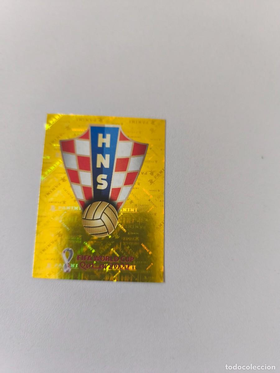 Coleccionismo cromos antiguos: FIFA WORLD CUP QATAR 2022 PANINI ESCUDO CROACIA CRO 2 CRM2