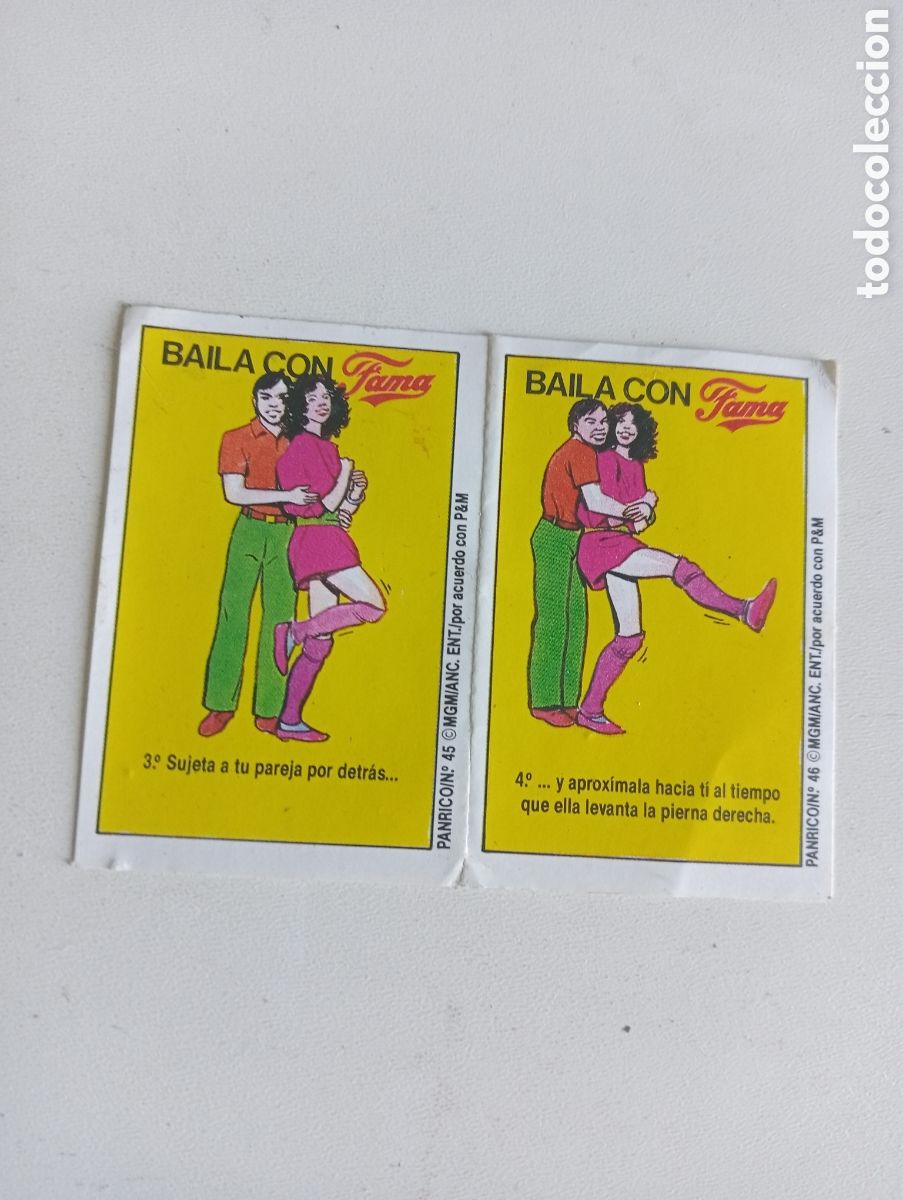 Coleccionismo cromos antiguos: Panrico Baila con Fama
