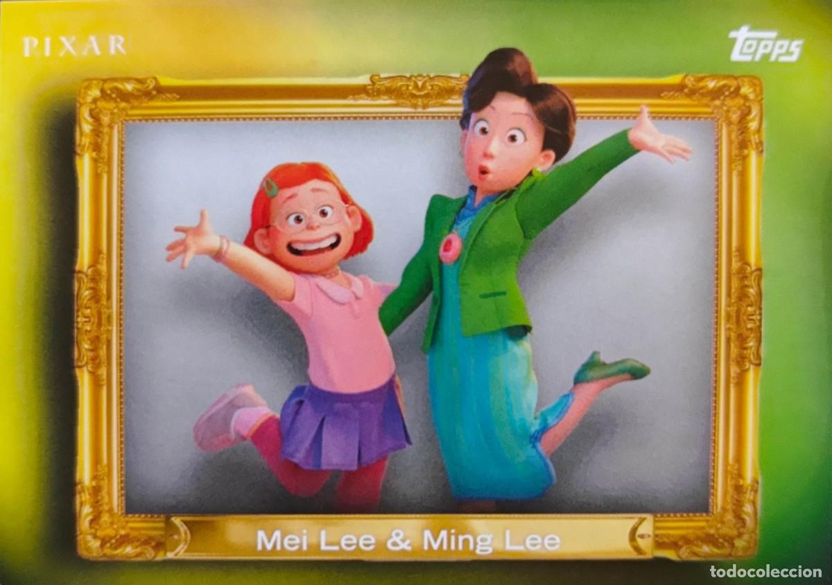 Coleccionismo cromos antiguos: FF-28 Mei Lee & Ming Lee - TOPPS Disney PIXAR Neon 2026