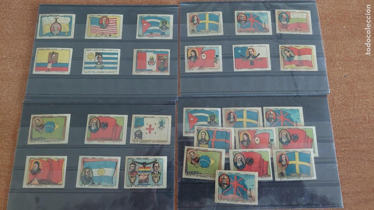 Coleccionismo cromos antiguos: Lote 28 cromos de banderas Chocolates Miquel Reig Torrente Valencia