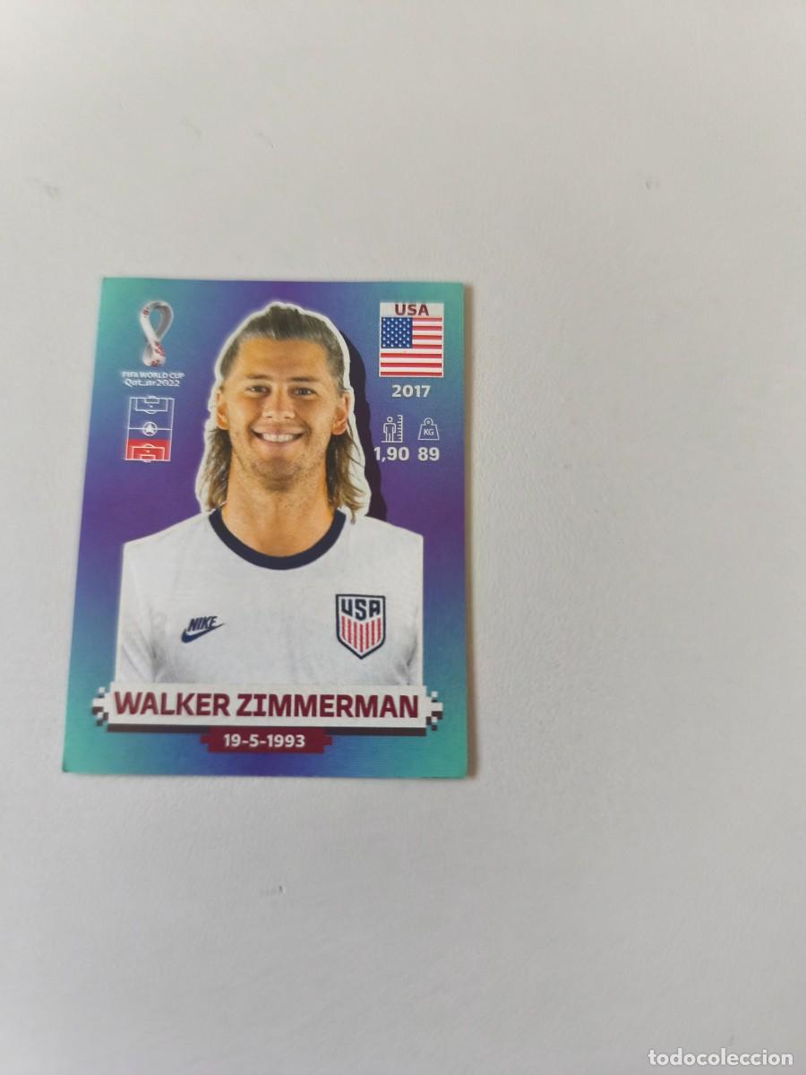 Coleccionismo cromos antiguos: FIFA WORLD CUP QATAR 2022 PANINI WALKER ZIMMERMAN USA 10 CRM2