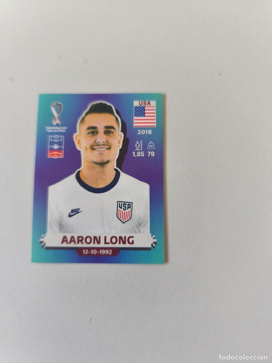 Coleccionismo cromos antiguos: FIFA WORLD CUP QATAR 2022 PANINI AARON USA 6 CRM2