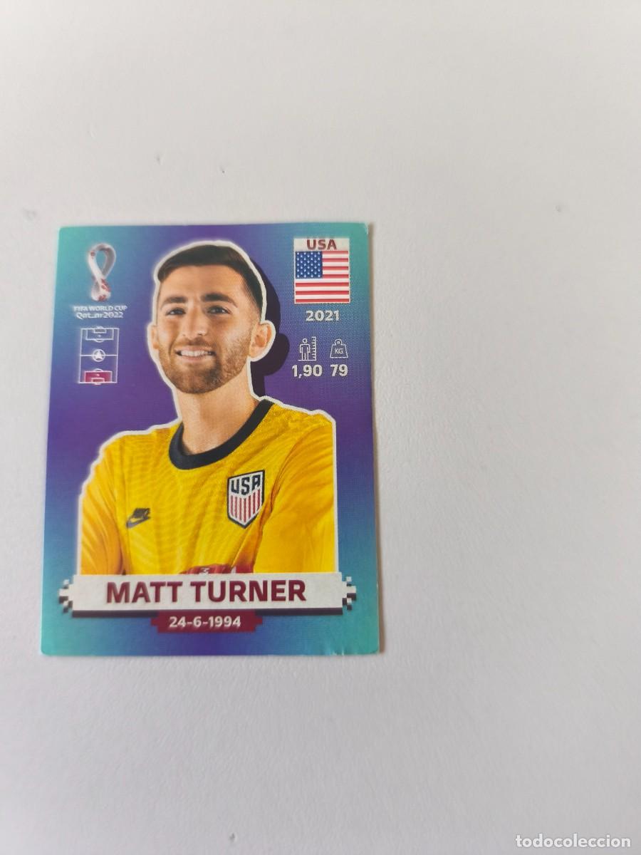 Coleccionismo cromos antiguos: FIFA WORLD CUP QATAR 2022 PANINI MATT TURNER USA 3 CRM2