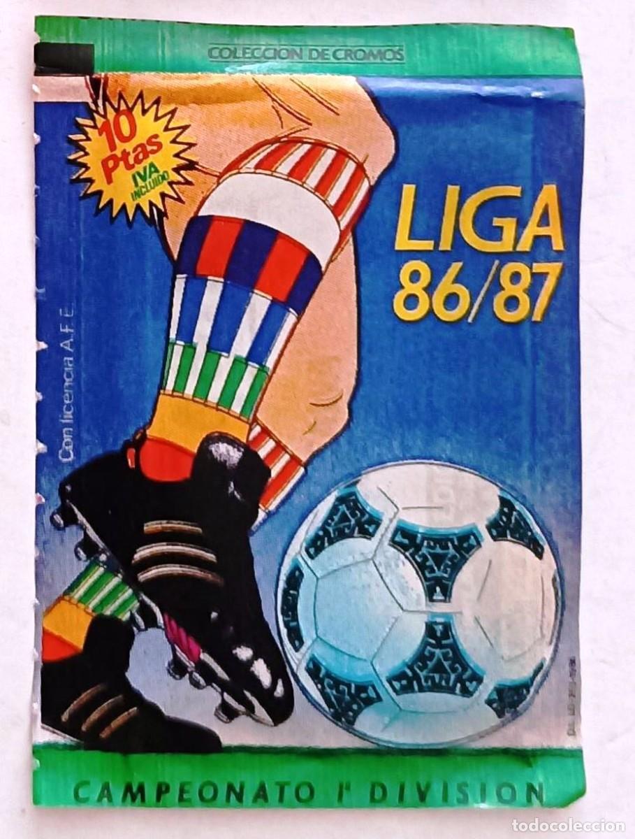 Coleccionismo cromos antiguos: SOBRE SIN ABRIR LIGA 86-87 EDICIONES ESTE. CAMPEONATO 1a. DIVISI&Oacute;N