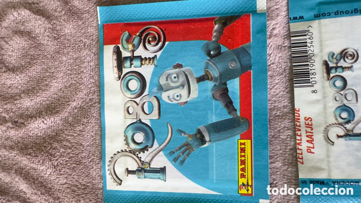 Coleccionismo cromos antiguos: 14 sobres Robots Panini 2005