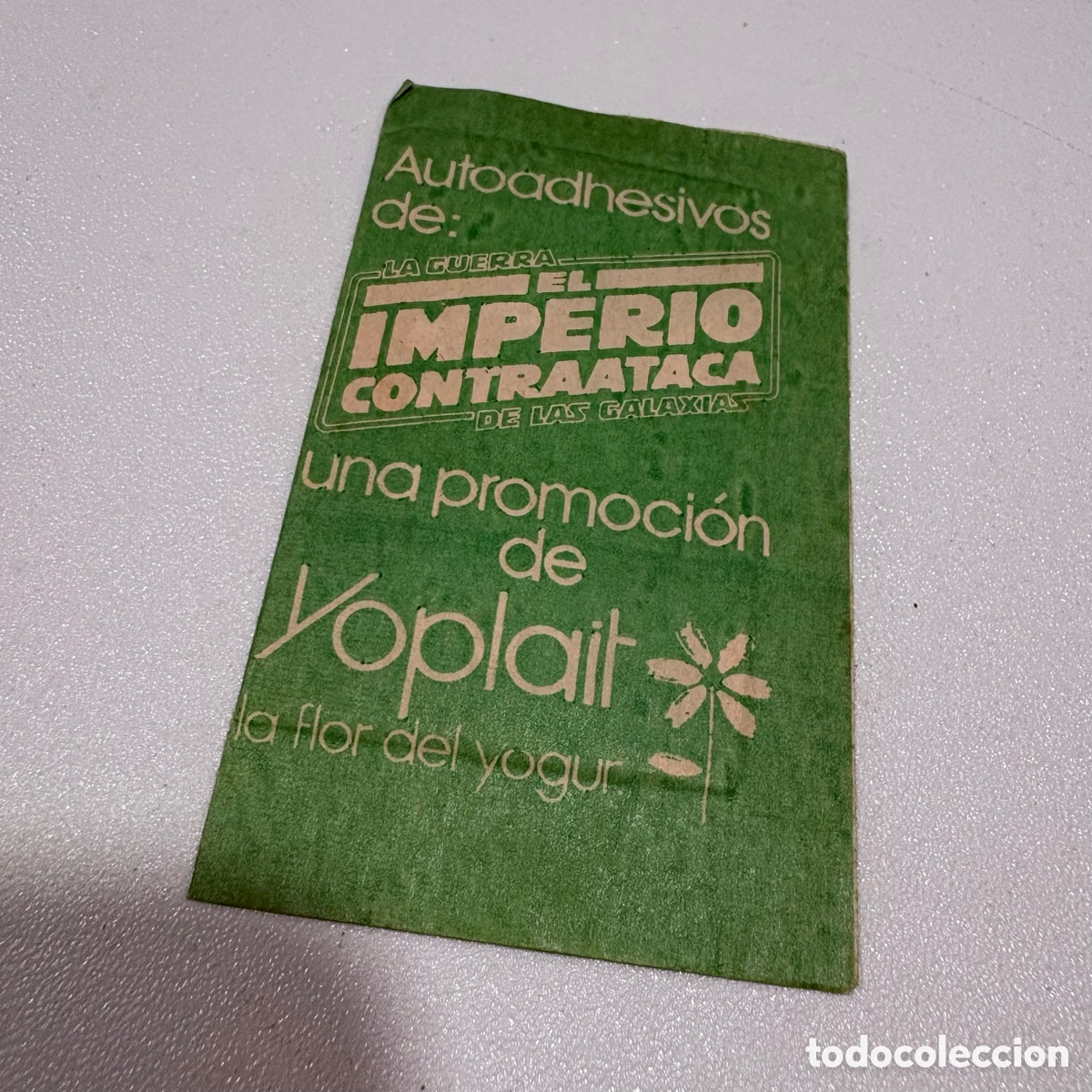 Coleccionismo cromos antiguos: SOBRE DE CROMOS NUEVO SIN ABRIR EL IMPERIO CONTRAATACA LA GUERRA DE LAS GALAXIAS YOPLAIT