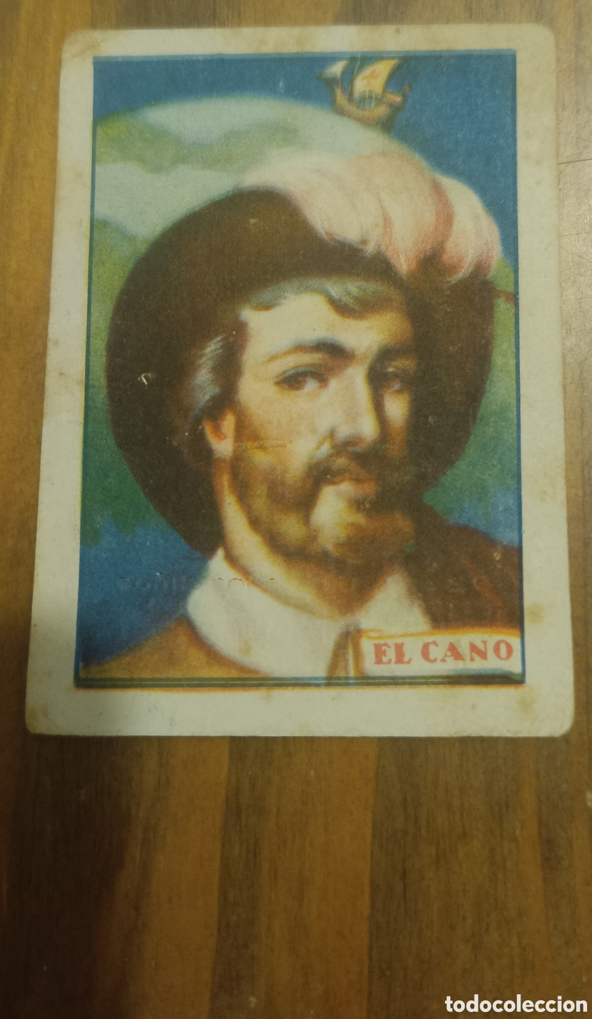 Collectable Antique Stickers: Cromo El Cano Marinos C&eacute;lebres Serie II n&deg;4 Caja Ahorros Sureste