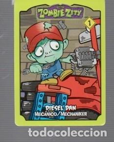 Coleccionismo cromos antiguos: CROMO DE ZOMBIE ZITY MECANICO MECHANIKER DEL ALO 2013