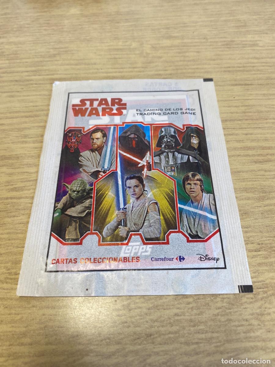 Coleccionismo cromos antiguos: Sobre STAR WARS Carrefour El camino de los Jedi