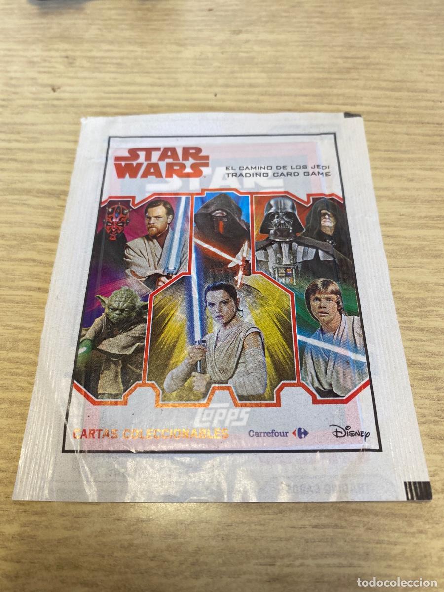 Coleccionismo cromos antiguos: Sobre STAR WARS Carrefour El camino de los Jedi