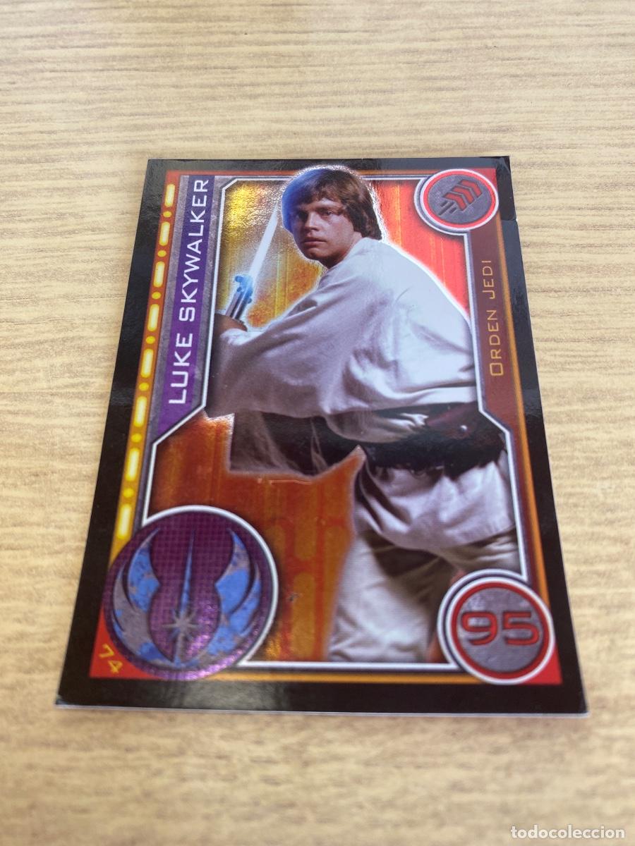 Coleccionismo cromos antiguos: Carta STAR WARS topps n.74 carrefour