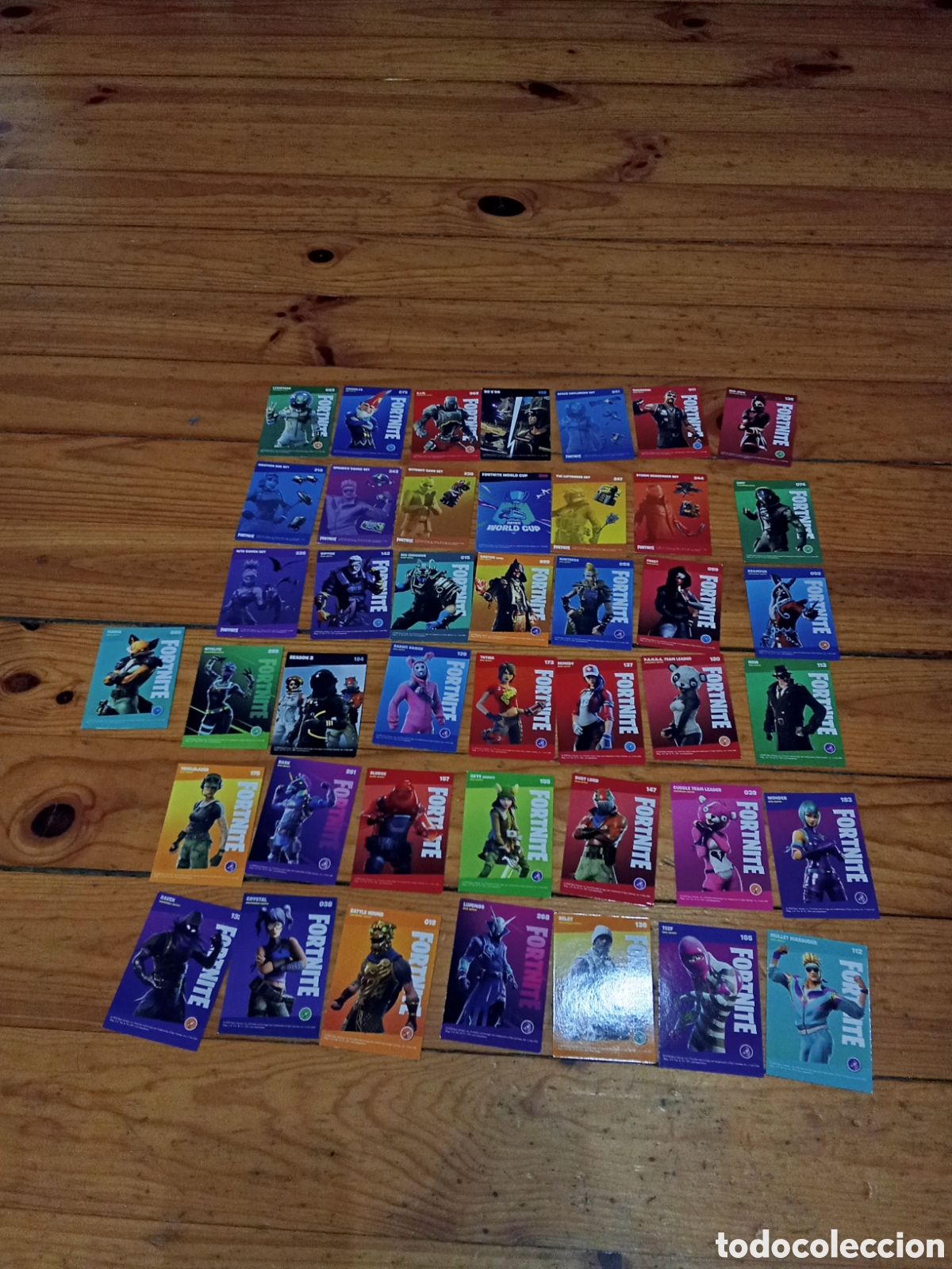 Coleccionismo cromos antiguos: 43 Cartas Fortnite - Panini - 2020