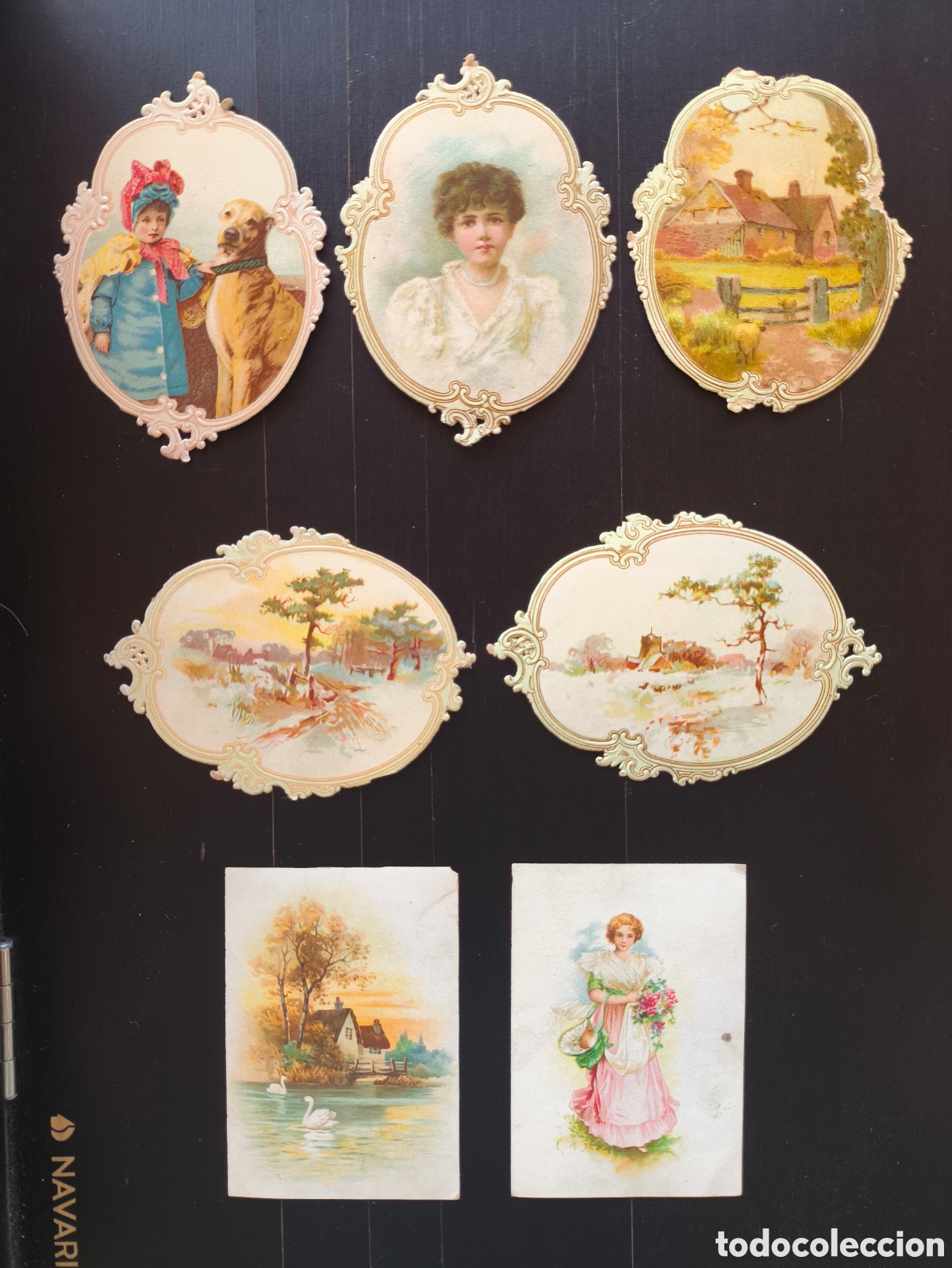 Coleccionismo cromos antiguos: Lote antiguos cromos tarjetas de publicidad Joaqu&iacute;n Cifuentes Fabrica de galletas y bizcochos Madrid