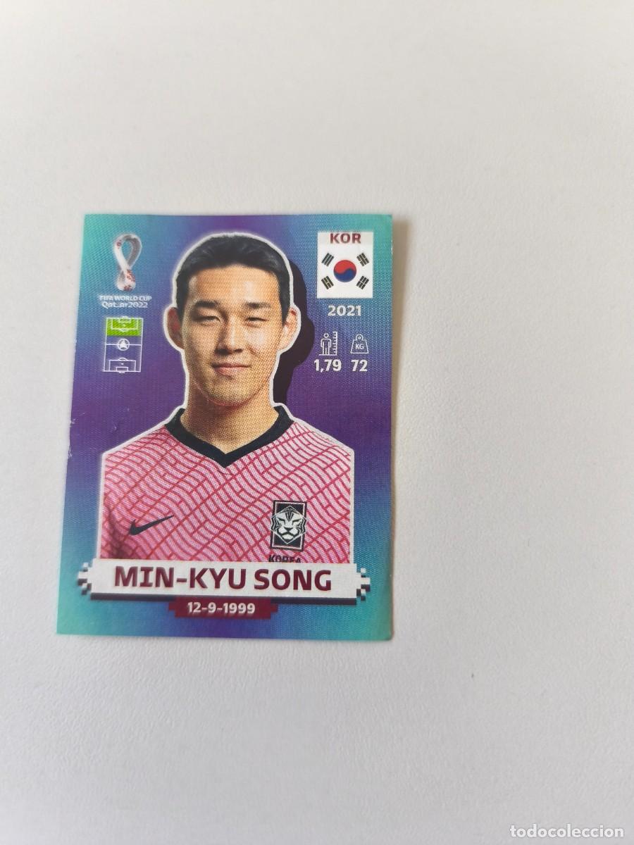 Coleccionismo cromos antiguos: FIFA WORLD CUP QATAR 2022 PANINI MIN KYU SONG KOR 20 CRM2