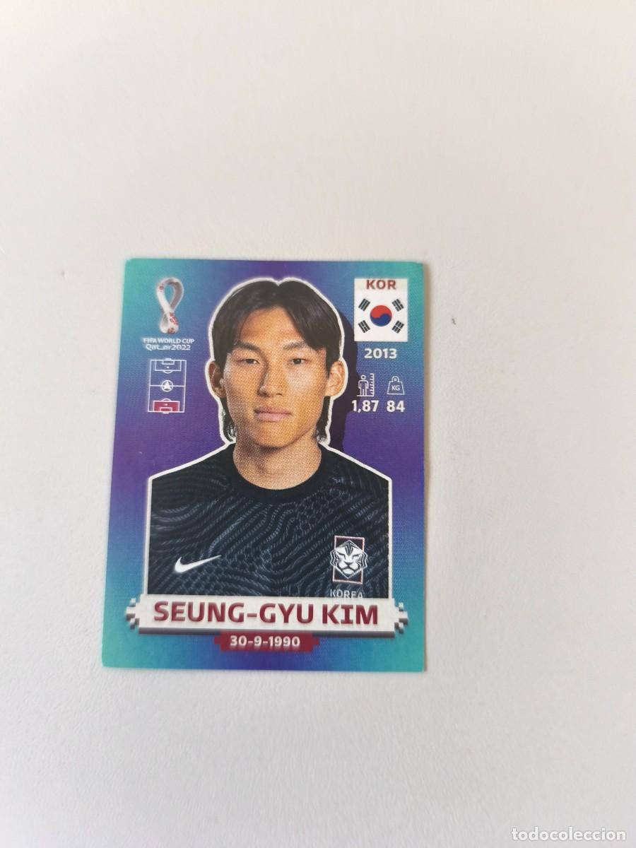 Coleccionismo cromos antiguos: FIFA WORLD CUP QATAR 2022 PANINI SEUNG GYU KIM KOR 3 CRM2
