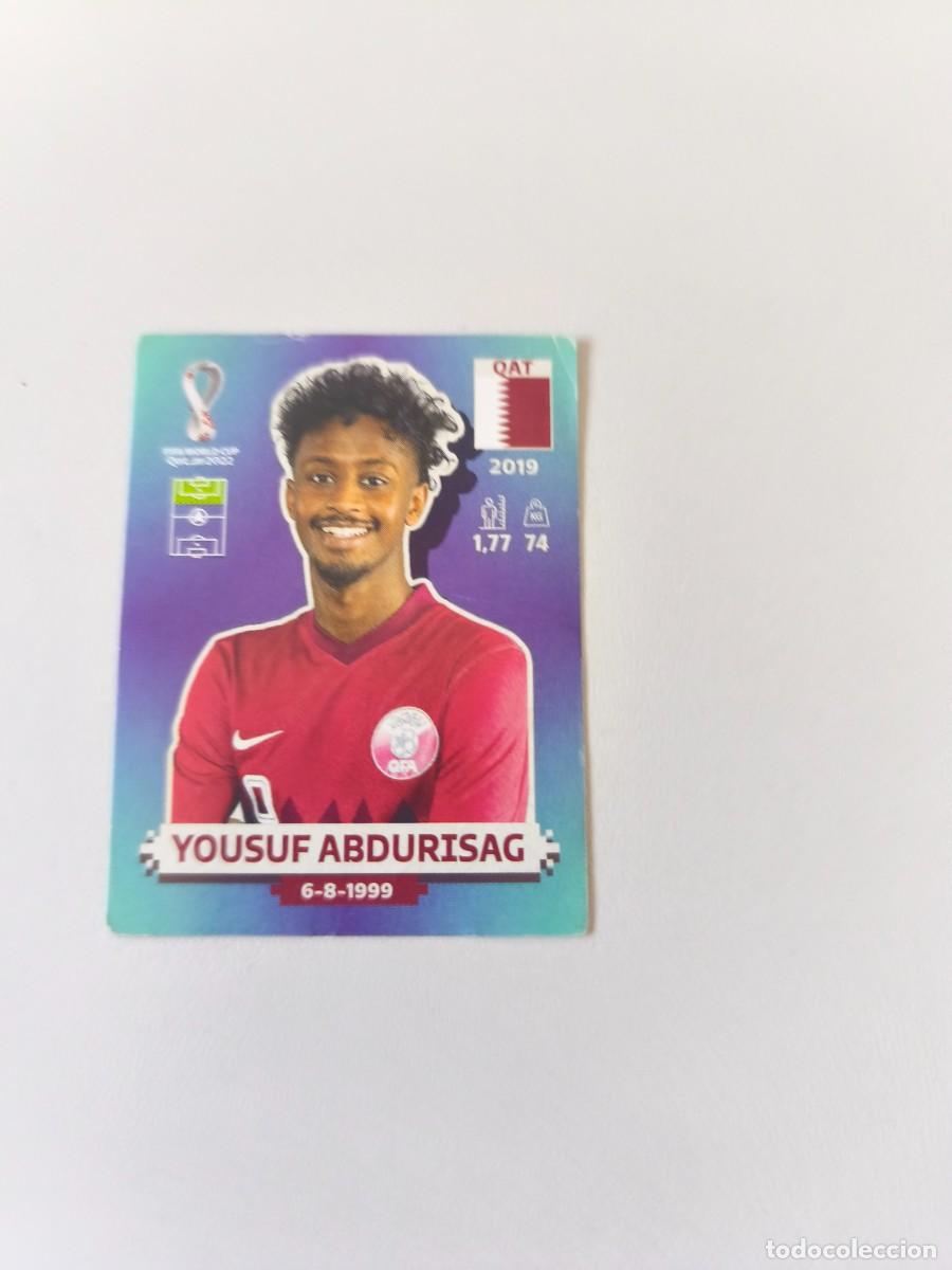Coleccionismo cromos antiguos: FIFA WORLD CUP QATAR 2022 PANINI YOUSUF ABDURISAG QAT 15 CRM2